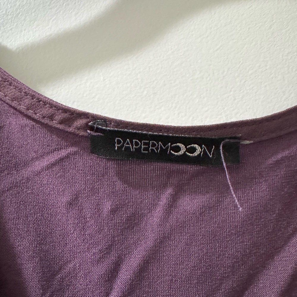 Papermoon Purple Floral Blouse - Picture 2 of 3